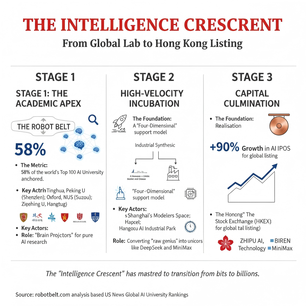 The Intelligence Crescent: From Global Lab to Hong Kong Listing