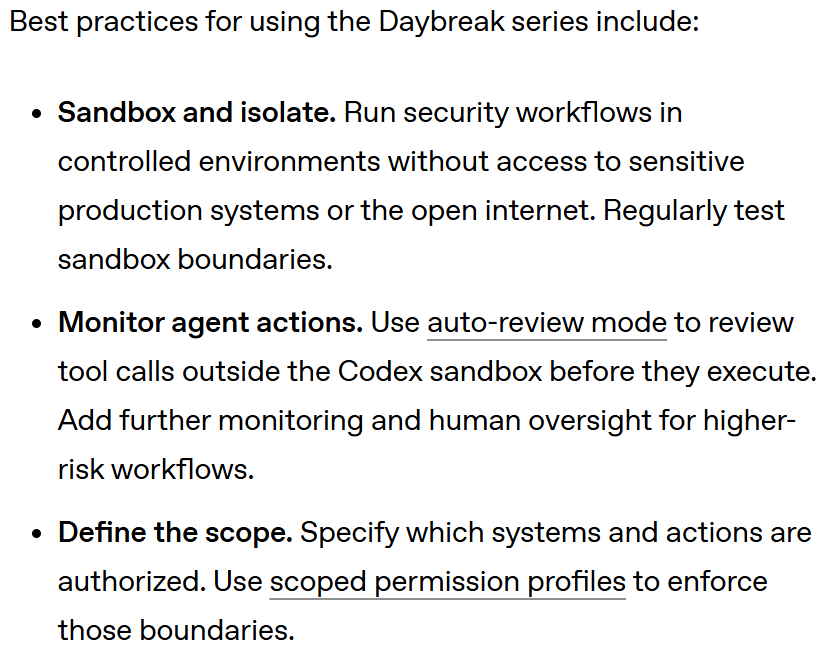OpenAI cyber security dashboard on a screen (image 9)