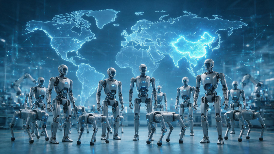 Chinese robotics sector share prices surging on the trading screen