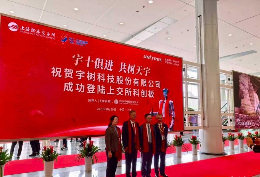 Unitree Technology debut on the Shanghai STAR Market