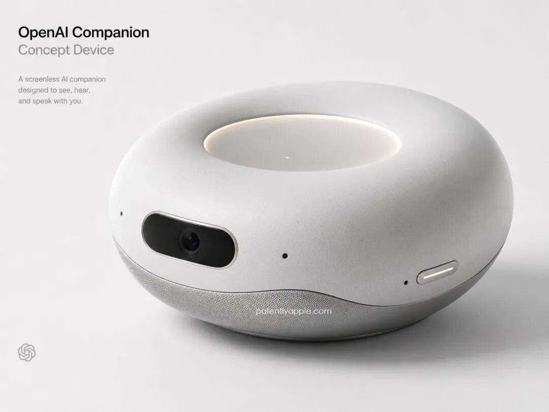 OpenAI's first AI device looks like a screenless 'donut' (source: Sohu IT)