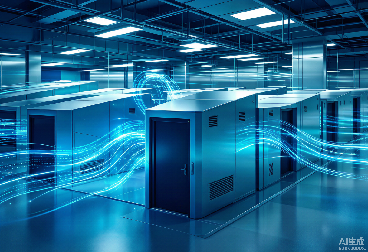Tencent AI cloud data centre with server halls