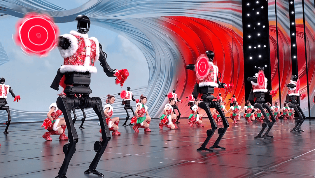 Humanoid robot render used to illustrate embodied intelligence in industry