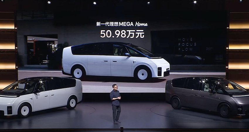 New Li Auto MEGA flagship MPV on display