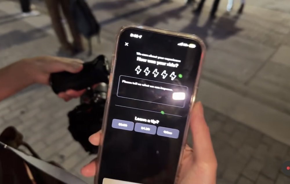 Tesla Cybercab key parameters on display