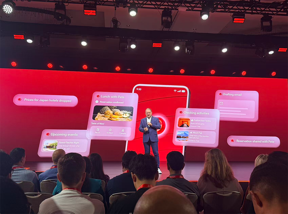 Agentic AI experience running across phone and other devices