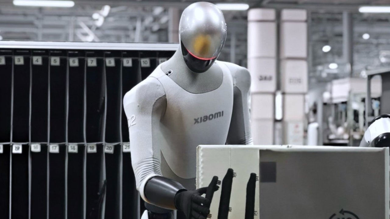 Xiaomi next-generation humanoid robot shown at a preview event