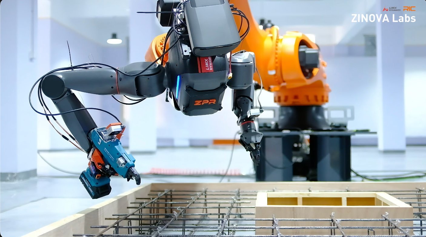 ZINOVA tool-intelligence demonstration on a construction set