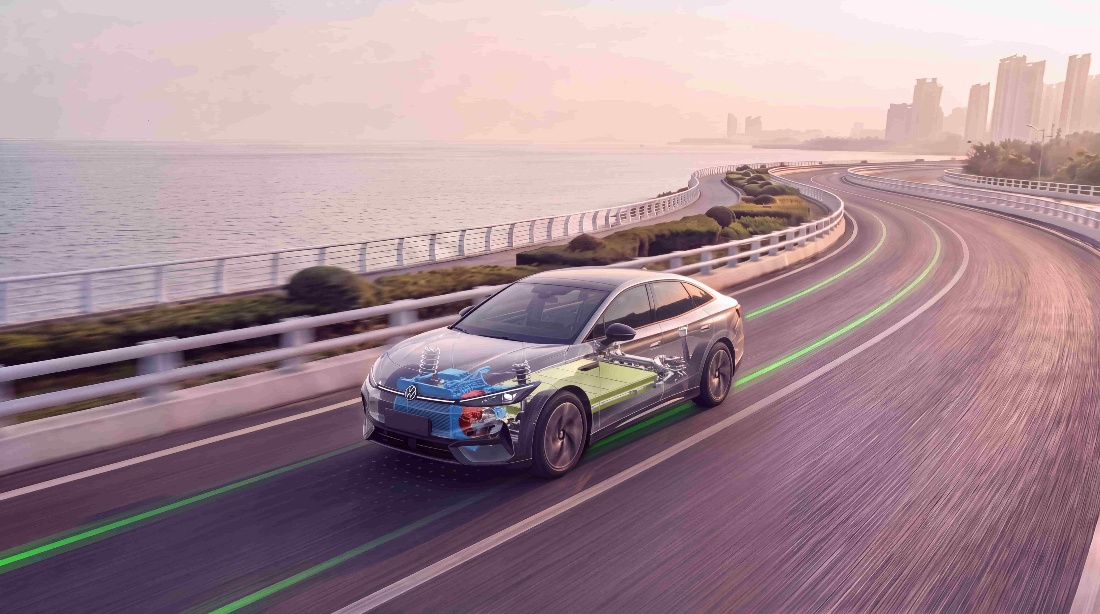 Volkswagen China CMP and CSP vehicle platform architecture displayed at the VEGA technology day