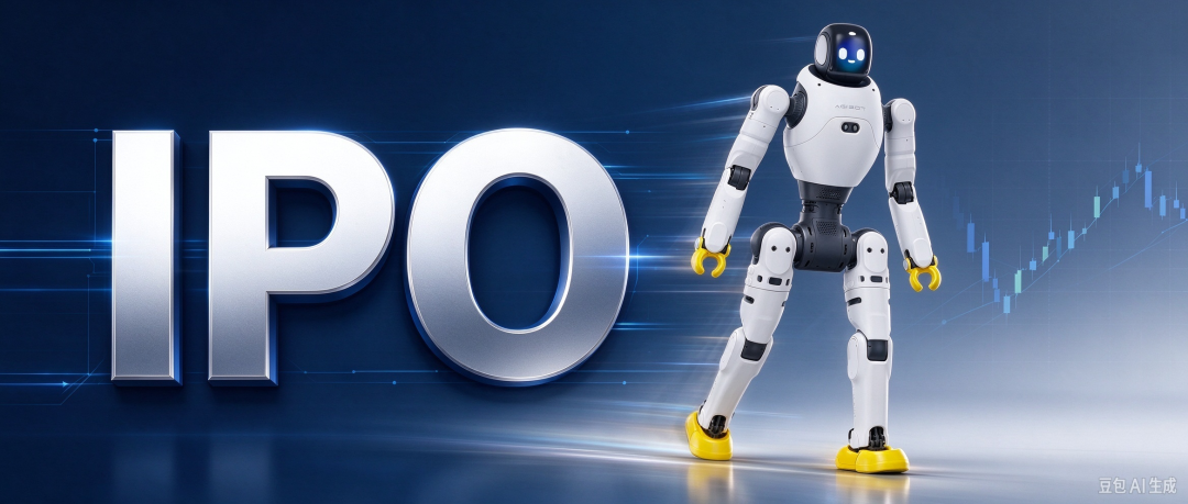 AgiBot humanoid robot displayed beside its product information board