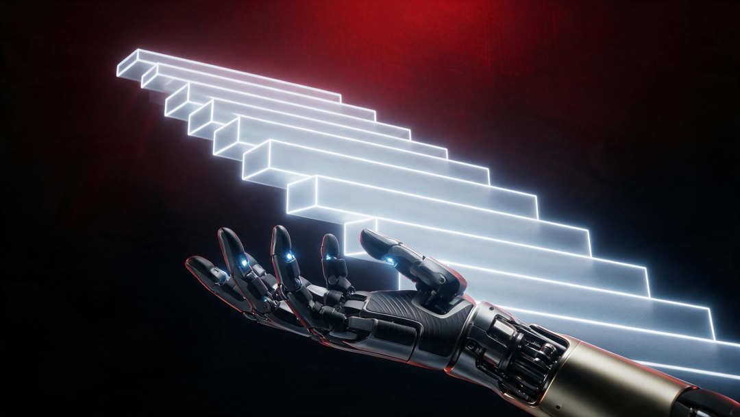 A Tesla Optimus humanoid robot shown during a demonstration