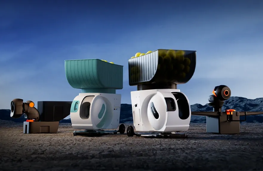 Pangbot table-tennis serving robot product line